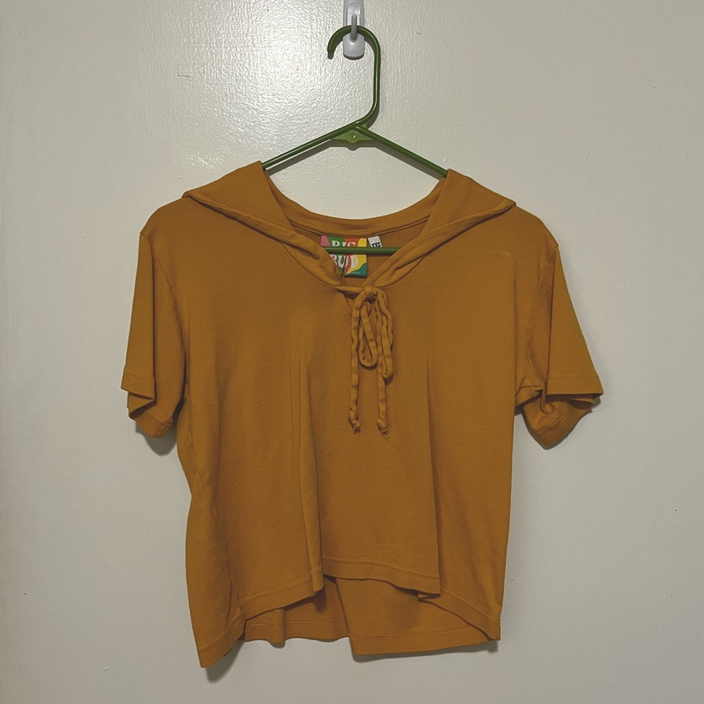 Big Bud Press mustard sailor top